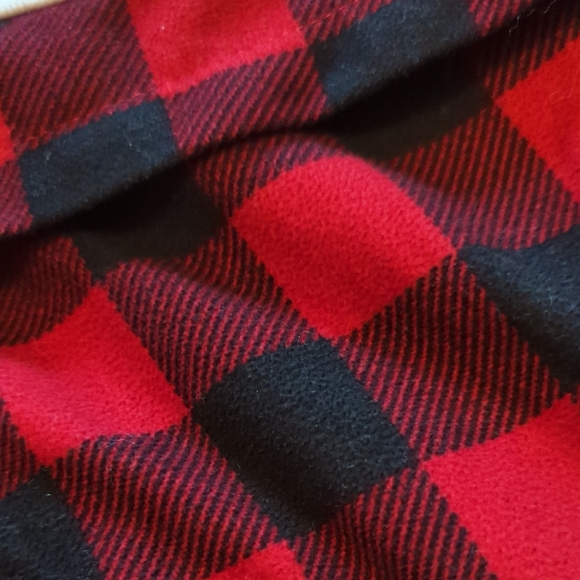 Red and Black Plaid Kids Pajamas - Picture 4 of 4